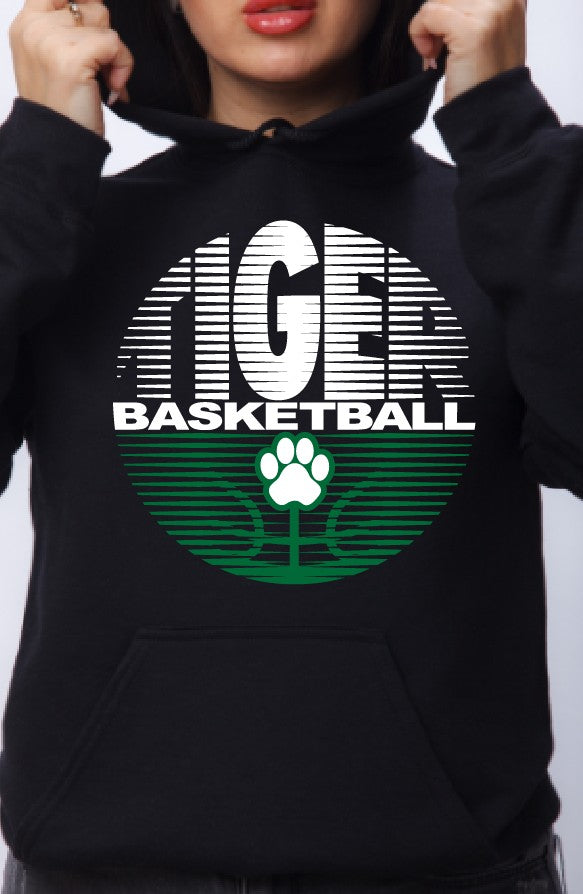 Tiger Basketball Hoodie choose style and color