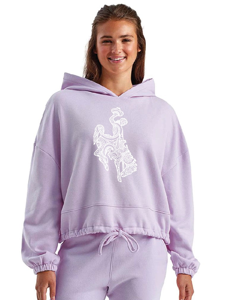 Women's Wyoming Lilac Oversized Hoodie