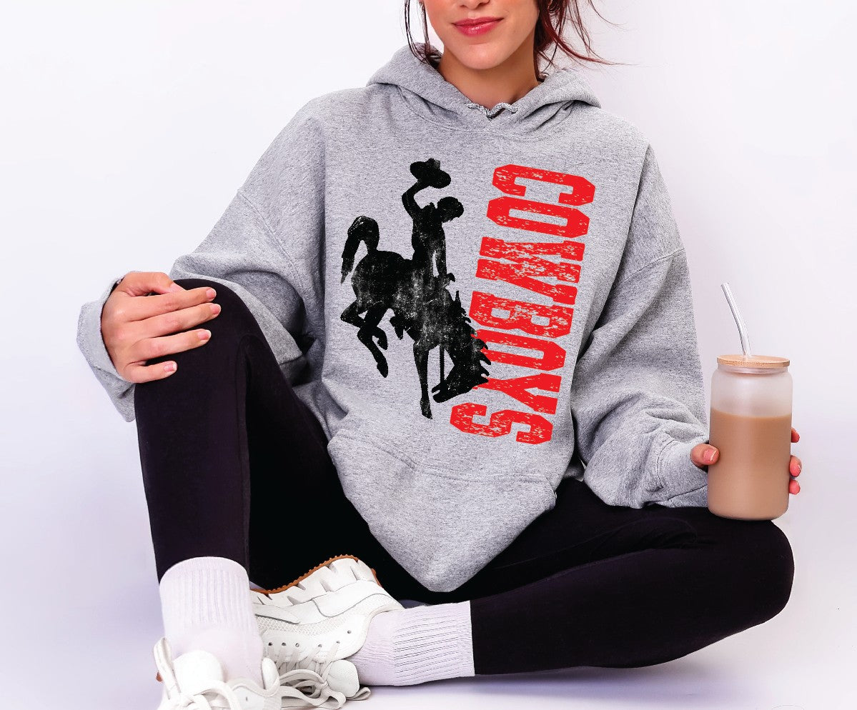 Distressed Cowboys hoodie