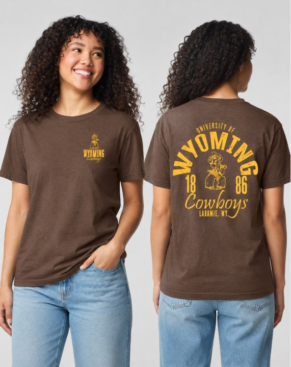 University of Wyoming Pistol Pete T-Shirt or Crewneck