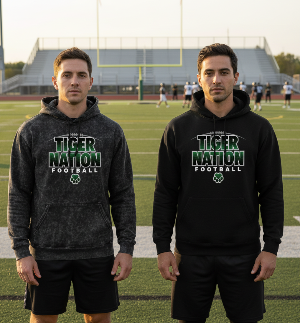 Tiger Nation Football Choose your brand of hoodie