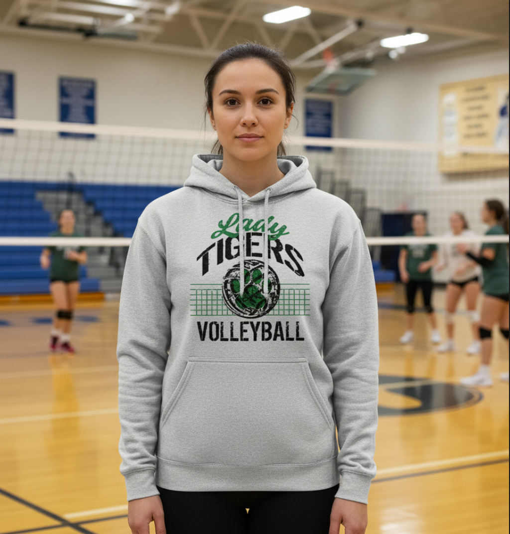 Lander Tigers Volleyball Hoodie Choose Brand