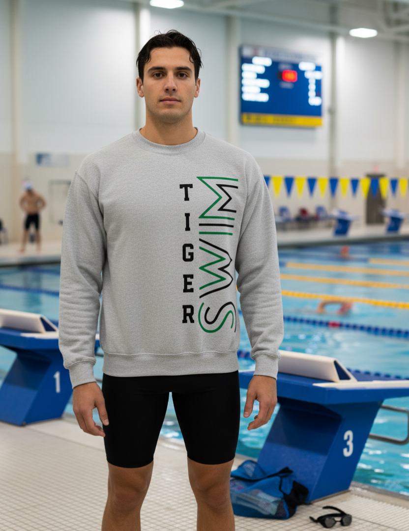 Tigers Swim Crewneck