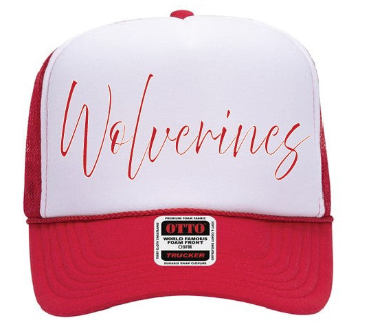 School Mascot Trucker Hats