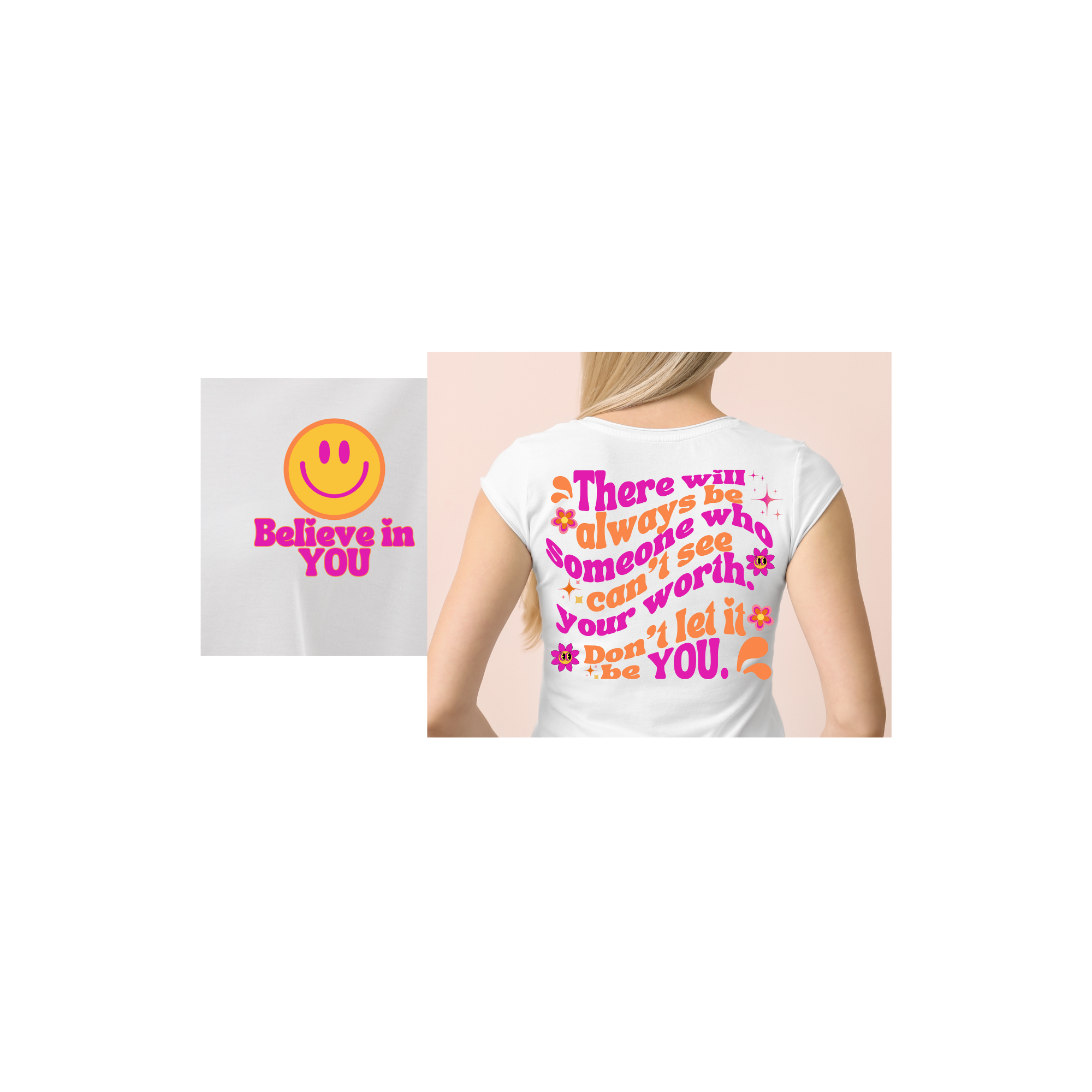 BELIEVE IN YOU Sayings DTF Transfer