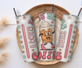V12 I love you more than coffee Sublimation Tumbler Transfer