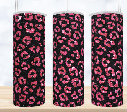 V5 Glitter Leopard sublimation Transfer