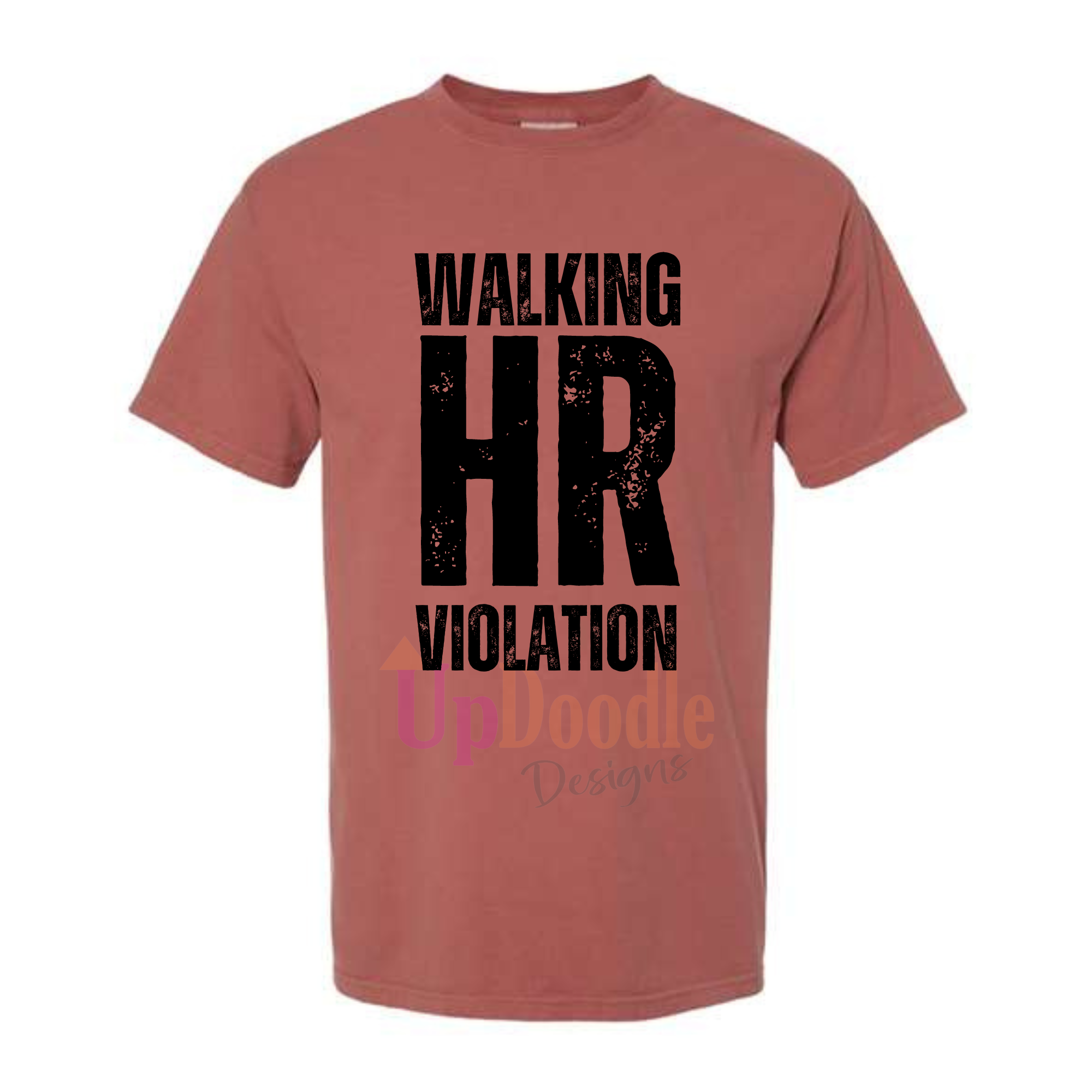 WALKING HR VIOLATION Sayings DTF Transfer