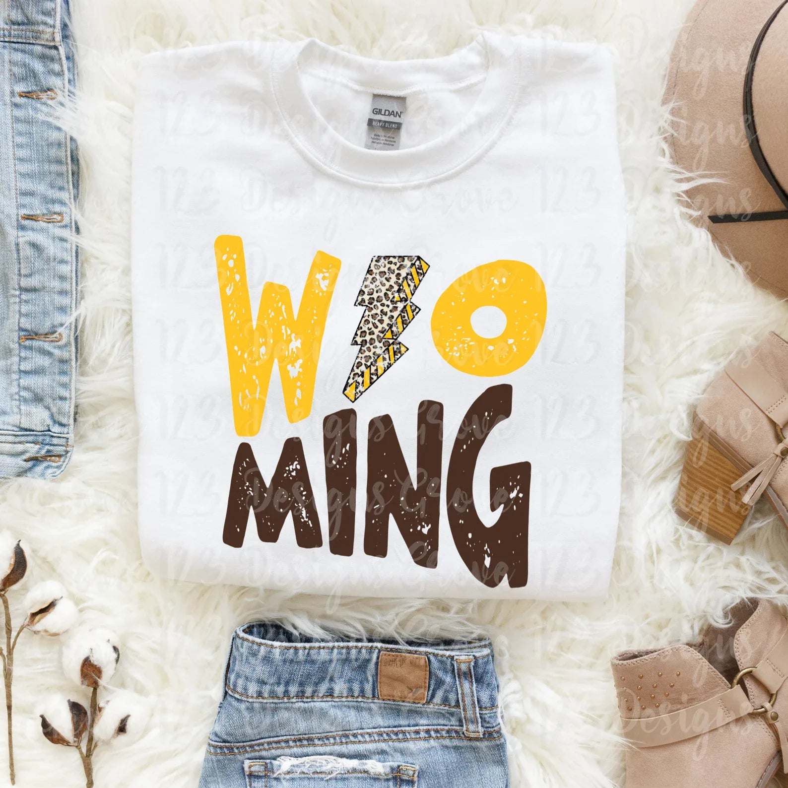 Wyoming Crewneck-Burning Presses