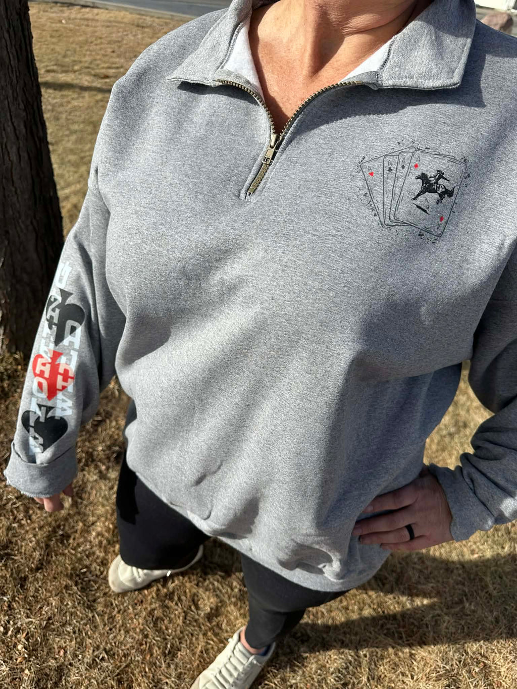Wyoming Wild Quarter Zip pullover