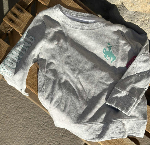50% OFF only 2 left Youth Wyoming Crewneck