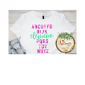 H03 ABC's Alphabet DTF/Sublimation Transfer