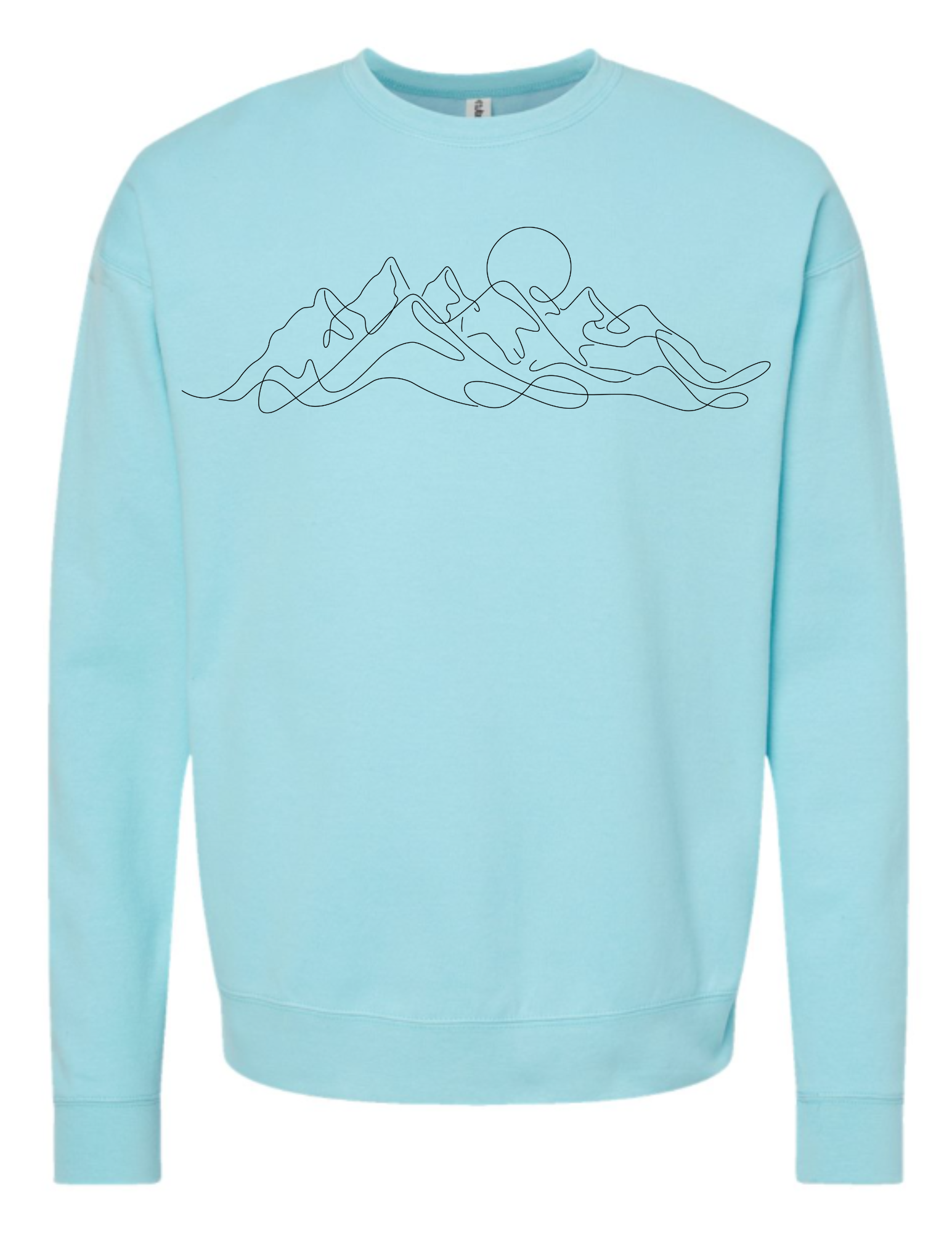 3590 Line art of mountains DTF/Sublimation Transfer