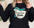 Blue Collar Babe DTF Transfer