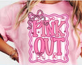 Pink Out with Bow DTF Transfer