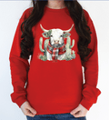 Christmas cow boy or girl DTF Transfers