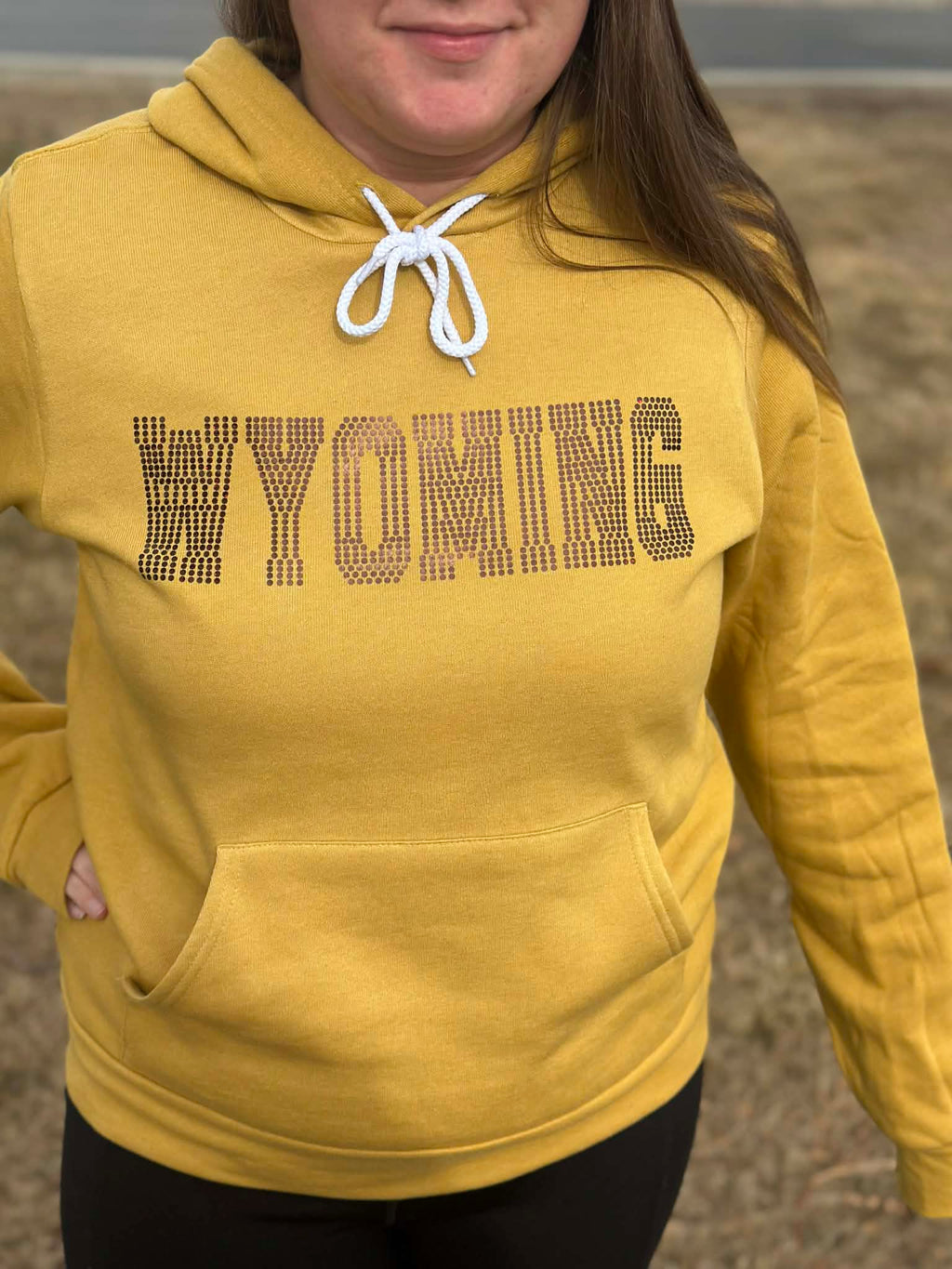 Wyoming Spangle Bella-Canvas hoodie