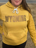 Wyoming Spangle Bella-Canvas hoodie