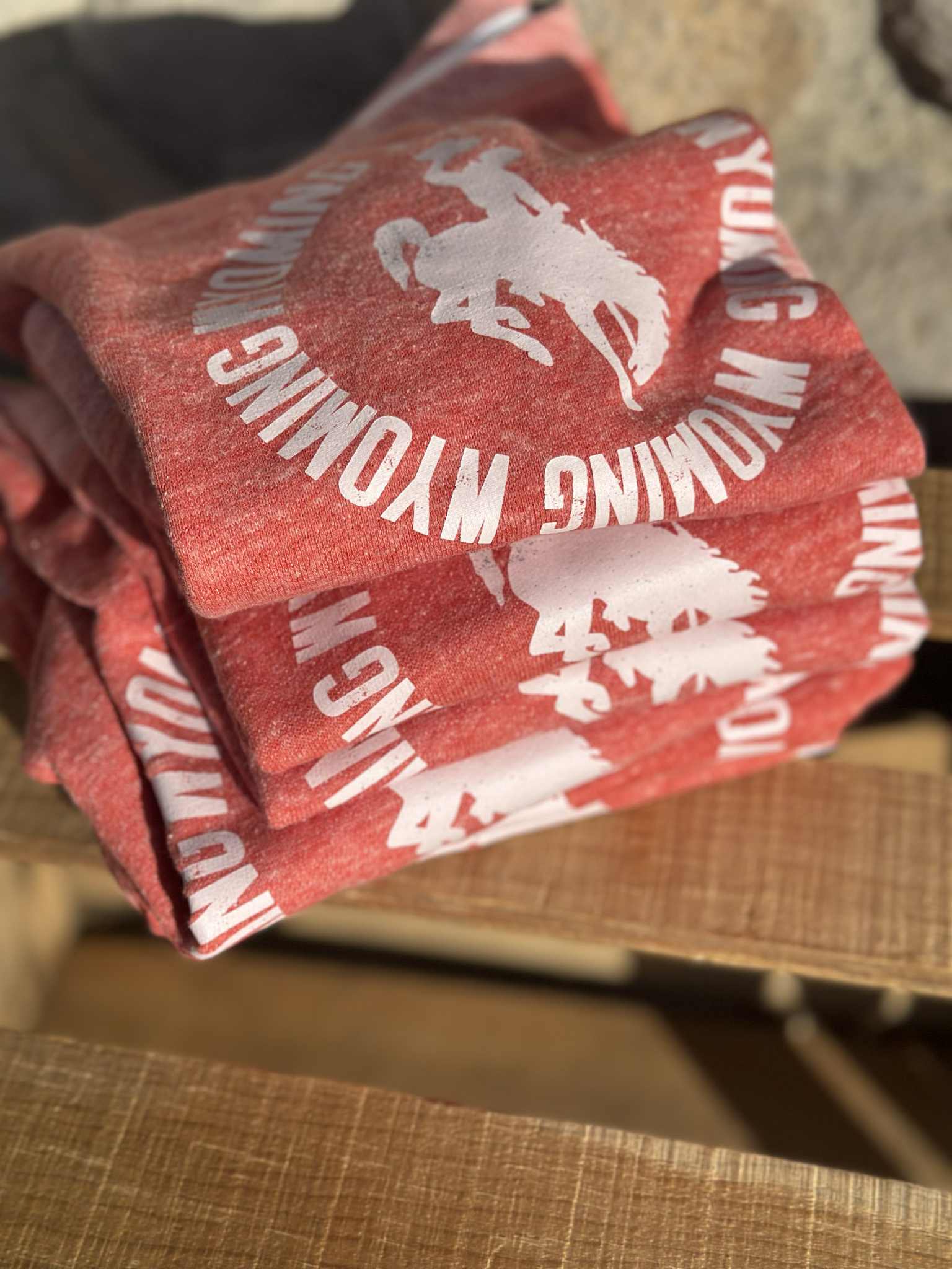 Youth Wyoming Red Crewneck