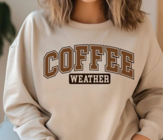 COFFEE weather DTF transfers