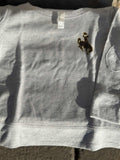 Youth size 4 Wyoming Cowboys Crewneck