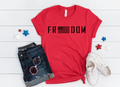 Freedom T-shirt in Red