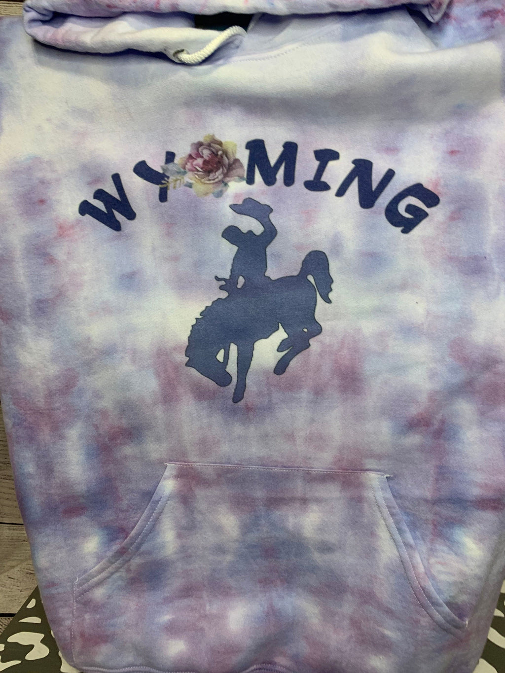 Wyoming Hoodie in purple-Burning Presses