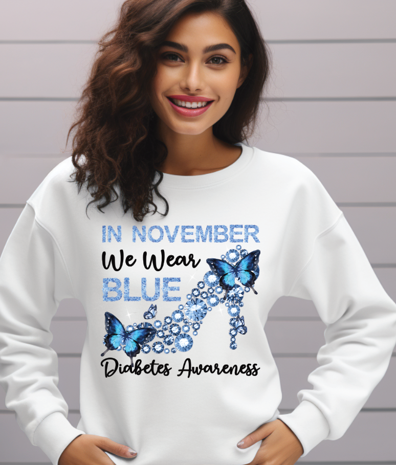 In November We Wear Blue DTF transfers
