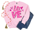 LOVE Valentines day DTF Print-Burning Presses