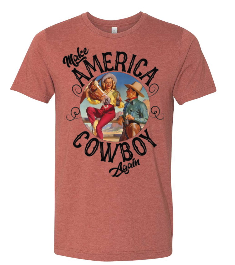 Make America Cowboy Again DTF Transfer