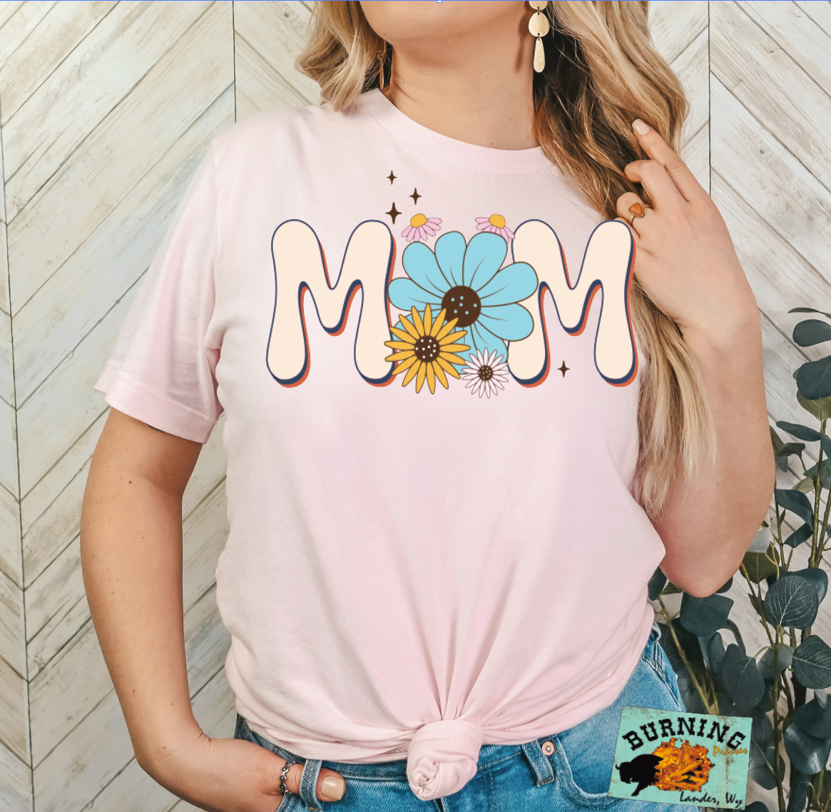 MOM flowers DTF Transfer