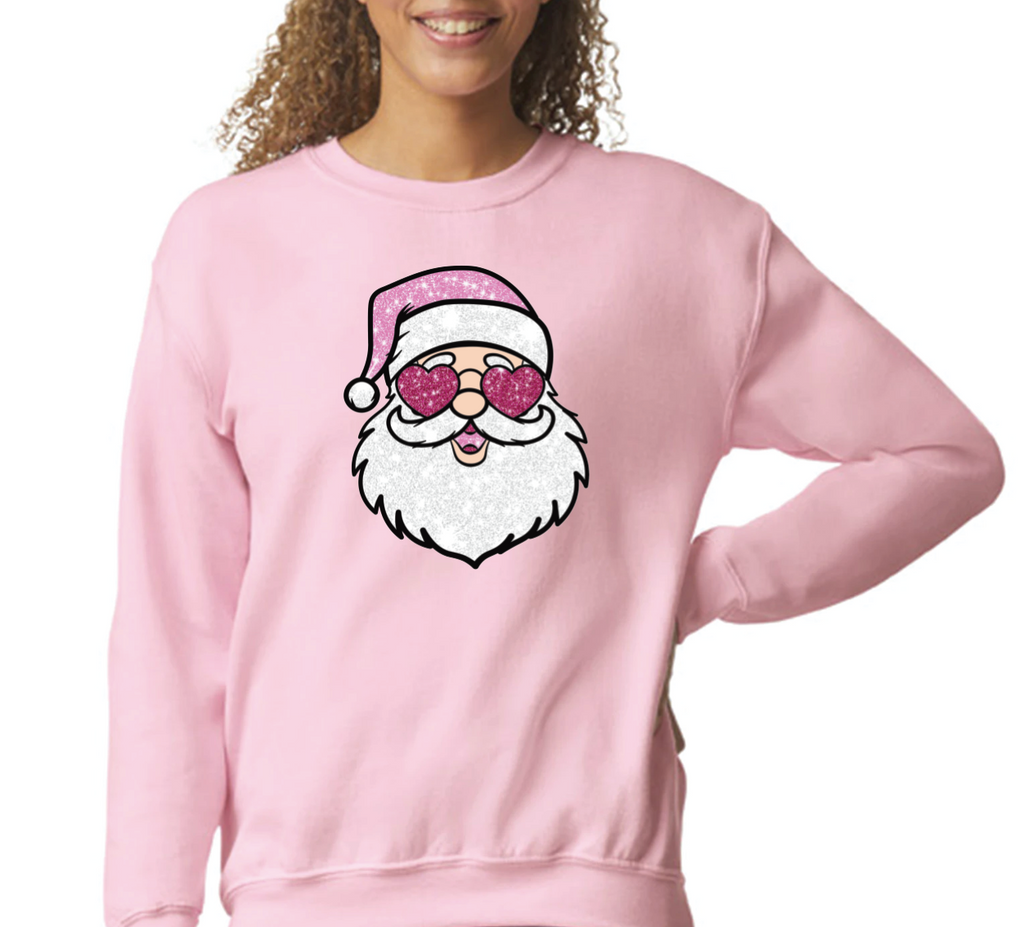 Glitter Santa DTF transfers