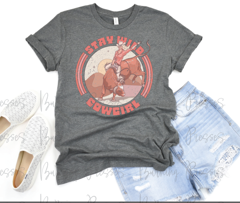 Saty Wild Cowgirl DTF Transfer