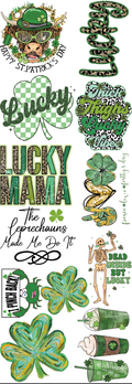 3252 St. Patrick's Day Premade DTF Gang Sheet 21 x 60