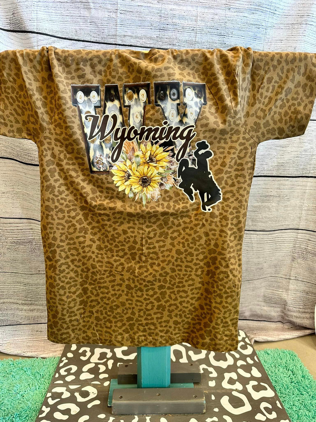 Wyoming Sunflower Hoodie, crewneck, or T-shirt-Burning Presses