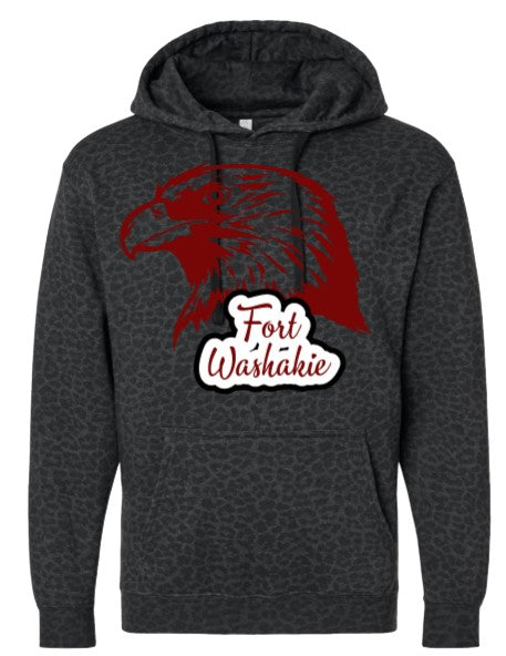 Fort Washakie Eagles Hoodie-Burning Presses